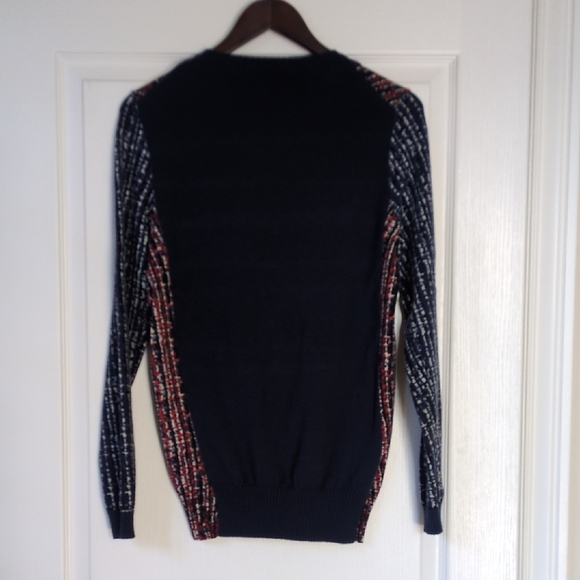 Tory Burch Navy and Red Knit Sweater - Picture 4 of 7